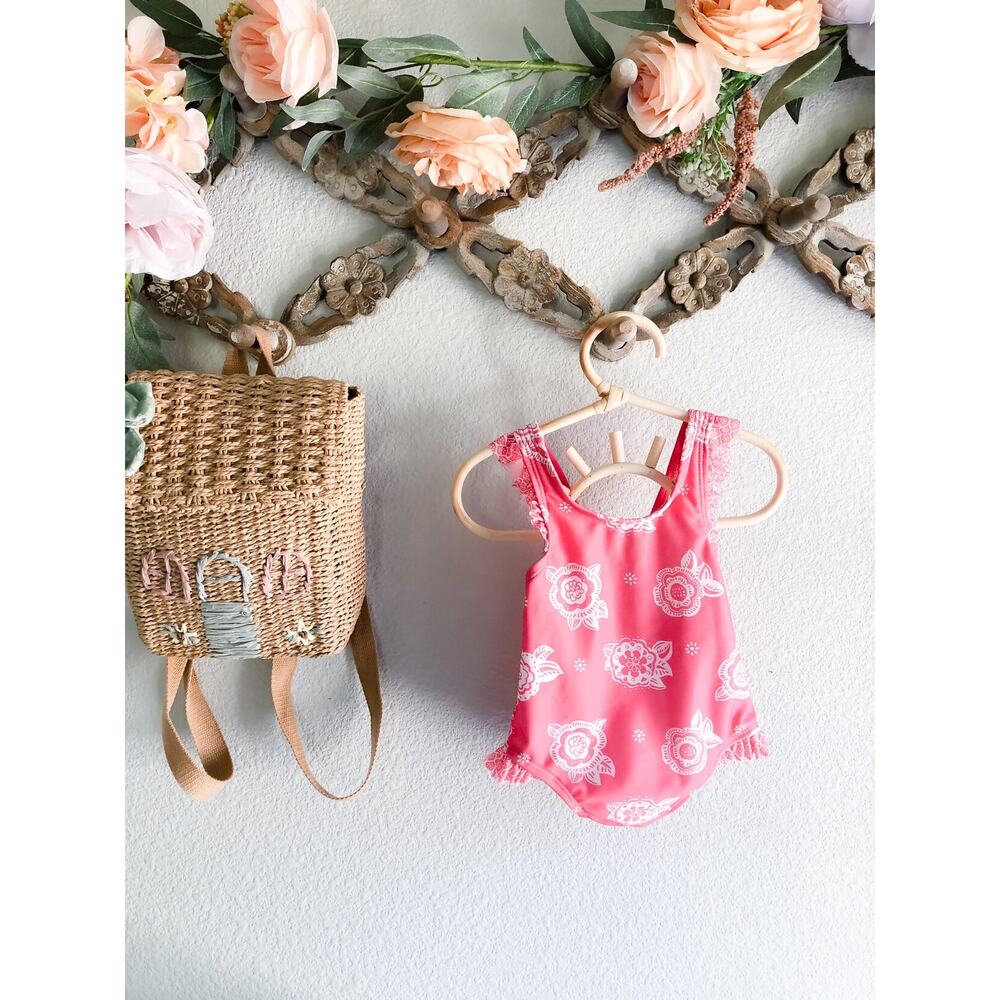 New Darling Fluttery Bow Back Swimsuit 3-6mths - Picture 3 of 4
